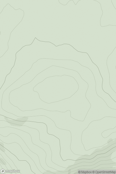 Thumbnail image for Druim Mor [Strathyre to Strathallan] showing contour plot for surrounding peak